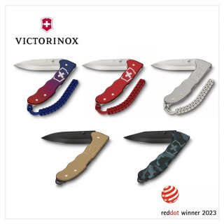 【VICTORINOX 瑞士維氏】Evoke Alox 折疊式獵刀 136mm/4用(0.9415.D221/0.9415.DS249/0.9425.DS222)