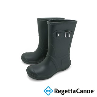 【RegettaCanoe】全天候防水 輕量高筒雨靴.雨鞋CCRB-001(KHA-卡其色)