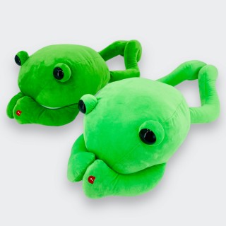 【歐比邁】青蛙玩偶 呱蛙 呱蛙 發聲青蛙(18吋呱蛙 IC青蛙 1018102)