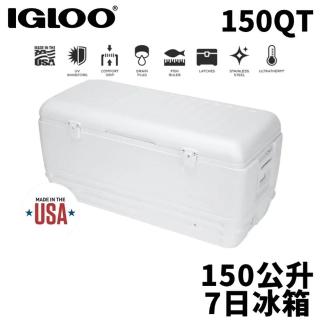 【美國製】IGLOO MAXCOLD 150QT 142公升(戶外 露營 保冷 釣魚 冰桶 船釣 海釣)