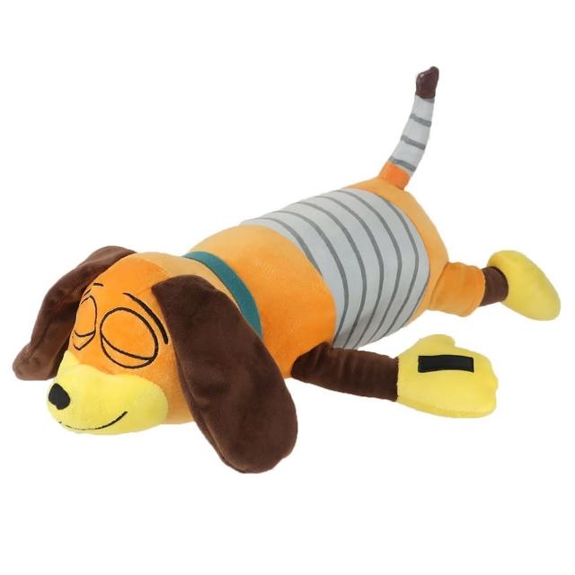 【Marushin 丸真】迪士尼 玩具總動員 麻吉趴睡娃娃 絨毛抱枕 彈簧狗