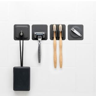 【Goodforit】Minimalist 4-in-1極簡矽膠廁浴刷架/勾架工具組