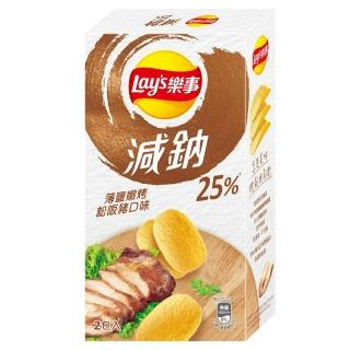 【Lay’s 樂事】樂事樂連連薄鹽嫩烤松阪豬口味洋芋片166g/盒