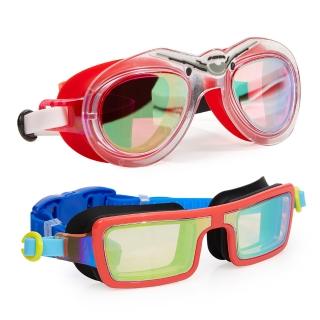 【Bling2o】時尚兒童泳鏡-簡約設計(鏡面防霧/抗UV 造型泳鏡/蛙鏡)