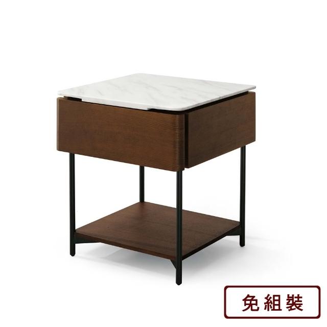 【AS 雅司設計】哈里森石面床頭櫃-52x49x60cm
