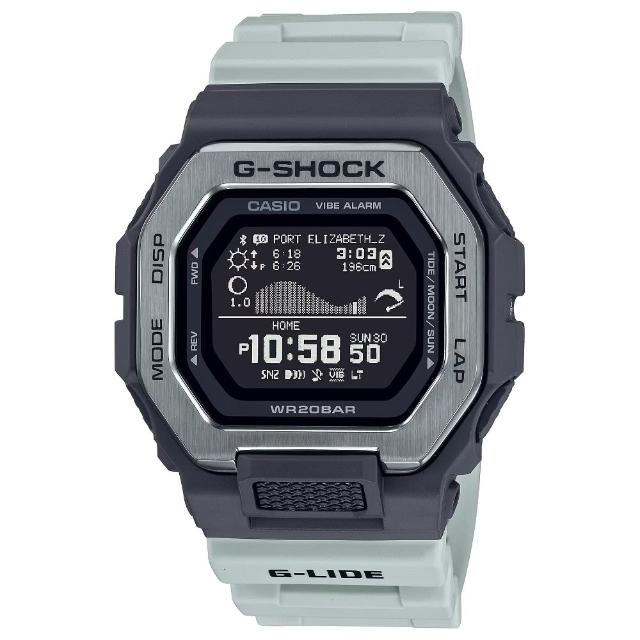 【CASIO 卡西歐】G-SHOCK潮汐月相電子錶(GBX-100TT-8)