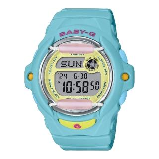 【CASIO 卡西歐】BABY-G歡樂海灘色彩電子錶(BG-169PB-2)