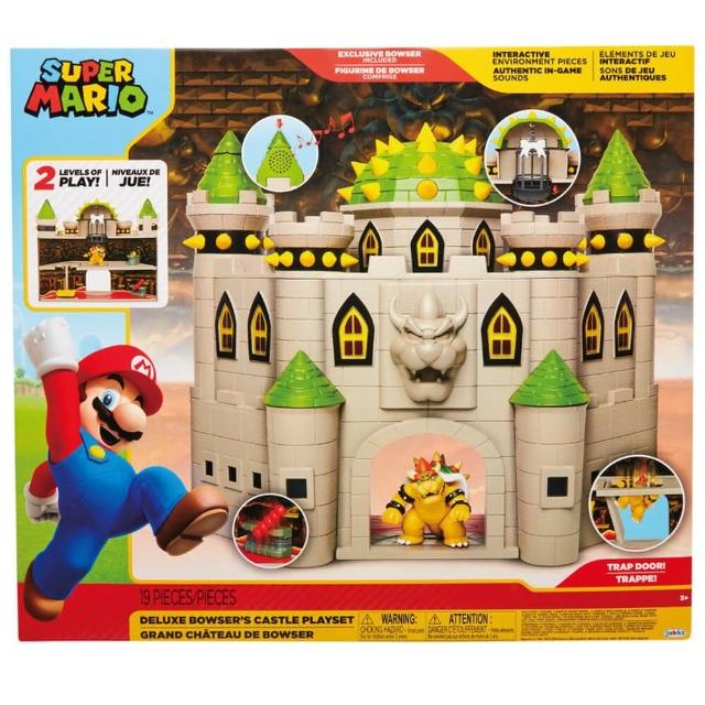 【ToysRUs 玩具反斗城】基礎設定Nintendo任天堂 2.5吋庫巴城堡冒險組(男孩玩具)