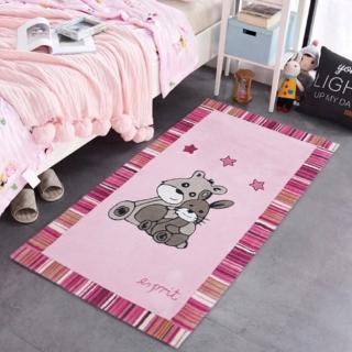 【Fuwaly】德國Esprit home KID系列童趣地毯-粉紅 70x140cm ESP3336-02(童趣 柔軟)