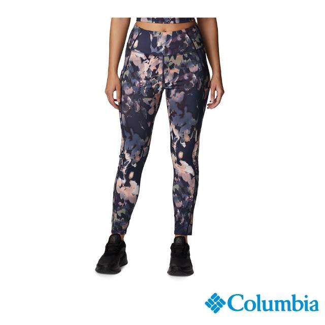 【Columbia 哥倫比亞 官方旗艦】女款-Boundless Trek快排內搭褲-印花(UAR78140FW)
