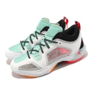 【NIKE 耐吉】Air Jordan XXXVII Low GUO PF 低筒 白 綠 喬丹 郭艾倫 男鞋 籃球鞋(FB8486-130)