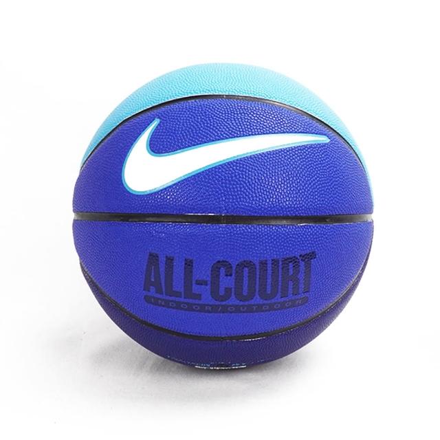 【NIKE 耐吉】Everyday All Court 8p 籃球7號 橡膠 控球準 室內外 藍(DO8258-425)
