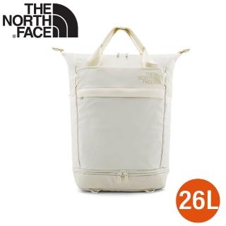 【The North Face】26L 多功能收納休閒後背包《米白》52T5/休閒背包/電腦包/登山包(悠遊山水)