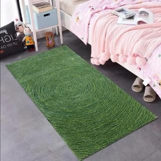 【Fuwaly】德國Esprit home 綠恆地毯-70x140cm ESP3307-05(床邊地毯 小條毯 柔軟 厚實)