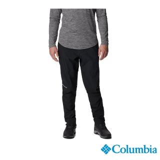 【Columbia 哥倫比亞 官方旗艦】男款-Hazy TrailOmni-Tech防水長褲-黑色(UWM55550BK / 2023春夏)