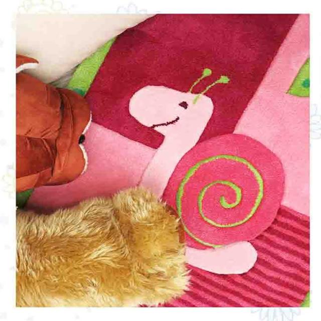 【Fuwaly】德國Esprit home 兒童地毯-可愛田園-70x140cm ESP2844-01(柔軟 童趣 蝸牛)