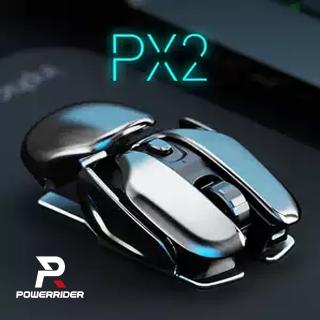 【PowerRider】Inphic PX2 2.4G電競靜音無線滑鼠(銀灰)