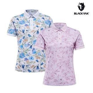 【BLACK YAK】女 FLORY短袖POLO衫[粉紅/白色]BYCB1WC104(春夏 韓國 運動 休閒 女上衣)