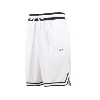 【NIKE 耐吉】男籃球短褲-針織 慢跑 DRI-FIT 白黑(DH7161-100)