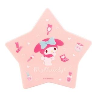 【小禮堂】美樂蒂 塑膠星型收納盒 - 粉裝扮款(平輸品)