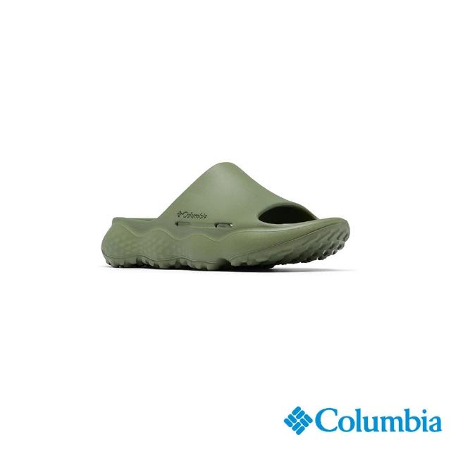 【Columbia 哥倫比亞官方旗艦】男款-THRIVE超彈力拖鞋-軍綠(UBM80430AG)