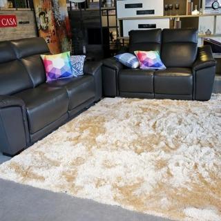 【Fuwaly】艾森斯-金地毯-200x290cm(簡約 素色 柔軟 客廳 起居室)