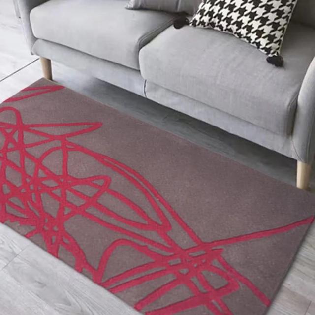 【Fuwaly】德國Esprit home 千幻地毯-70x140cm-ESP3409-04(線條 柔軟 床邊地毯)