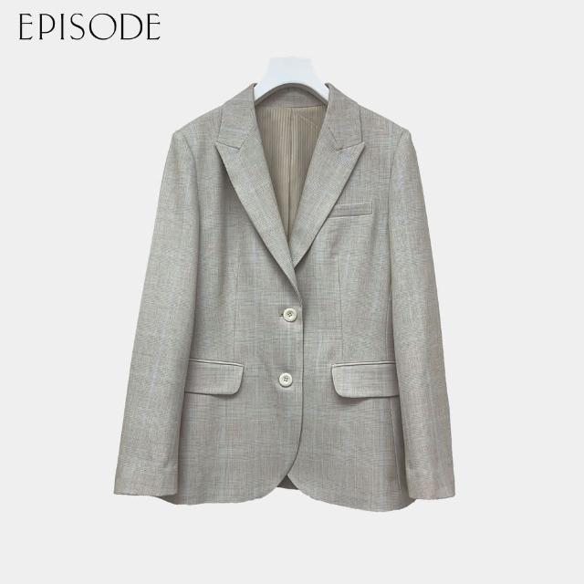 【EPISODE】帥氣休閒百搭輕薄顯瘦西裝外套132301