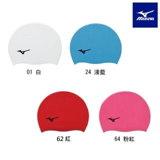 【MIZUNO 美津濃】矽膠泳帽 N2JW914000(泳帽)