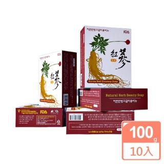 【韓國吉品】頂級紅蔘皂100克(10入組)