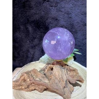 【Cocozy世界水晶原礦】紫水晶球+根雕座(爆彩)