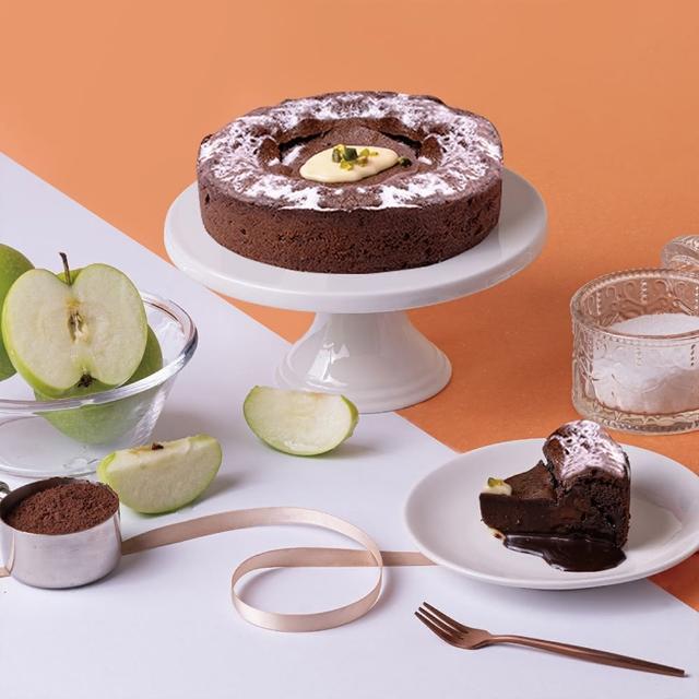 【阿聰師的糕餅主意】巧克力熔岩蛋糕-奶蛋素-每盒450g(蛋糕系列)