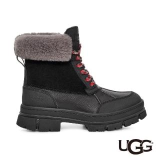 【UGG】女鞋/女靴/靴子/雪靴 Ashton Adirondack(黑色-UG1130524BLK)