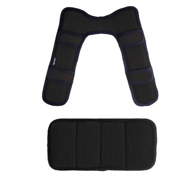 【DR.AIR】DIY多用途氣墊減震釋壓雙肩背帶墊+背包用氣墊護腰墊(適用於各式背包)