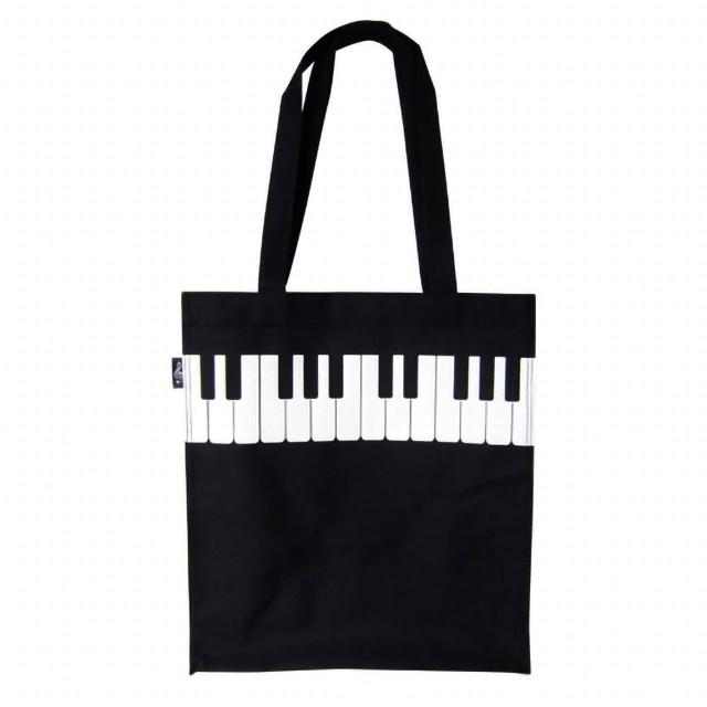 【KM MUSIC】台灣製 鍵盤造型手提袋(手提袋 提袋 音符造型 鋼琴提袋 鋼琴鍵盤造型)