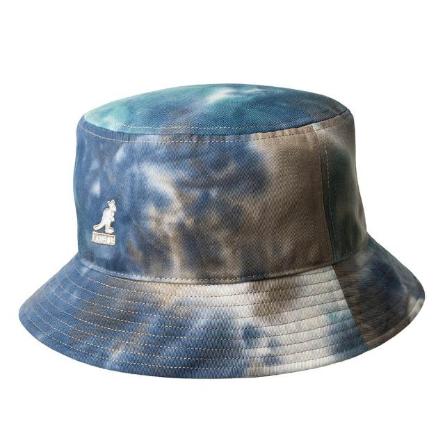 【KANGOL】TIE DYE 漁夫帽(藍色)