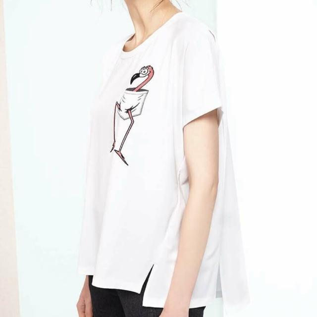 【JIN HWA 今譁】時尚造型圖案寬鬆上衣O0772(時尚 造型 圖案 寬鬆 上衣)
