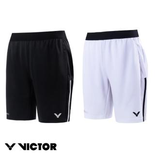 【VICTOR 勝利體育】針織運動短褲 中性款(R-30200 C/A 黑/白)