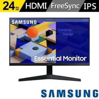 【SAMSUNG 三星】S24C310EAC 24型 IPS 75Hz平面窄邊美型螢幕(FreeSync/TUV護眼)