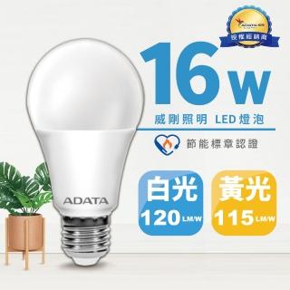 【ADATA 威剛】16W LED 燈泡 節能標章認證(#LED#球泡燈#節能標章認證)
