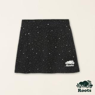 【Roots】Roots大童-星際遨遊系列 滿版星辰休閒褲裙(黑色)