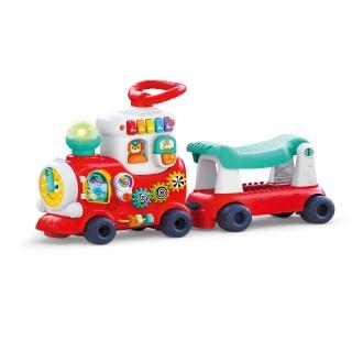 【HUILE 匯樂】匯樂E8990 四合一智趣火車 兒童玩具 騎乘玩具(匯樂E8990)