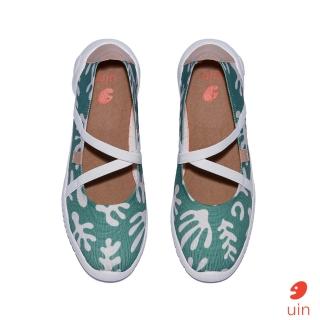 【uin】西班牙原創設計 女鞋 梅若卡7綠野彩繪休閒鞋W1620732(彩繪)