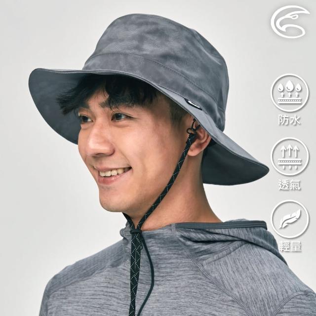 【ADISI】輕量3L防水高透氣中盤帽 AH21018-II / 煙灰(C6防撥水 防水透濕 遮陽帽)