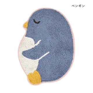 【日本TOMO】日本空運頂級高含棉可愛企鵝吸水腳踏墊(療癒系可愛小動物/浴室地墊/臥室地毯/海洋風)