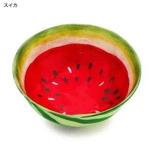 【日本TOMO】日本原裝創意西瓜造型Capiz貝殼碗 造型碗 首飾盒 糖果甜點輕食碗 飾品盤碟子 收納盒(西瓜款)