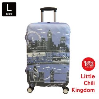 【LittleChili】行李箱套534(英國倫敦藍L)