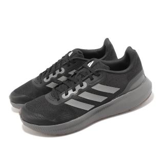 【adidas 愛迪達】訓練鞋 Runfalcon 3.0 TR 男鞋 黑 灰 緩震 健身 舉重 運動鞋 愛迪達(HP7568)