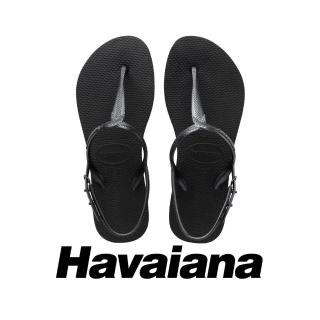 【havaianas 哈瓦仕】Top Flip Flops 拖鞋 夾腳拖 人字拖 涼鞋 巴西 女鞋 黑 4144756-0090W