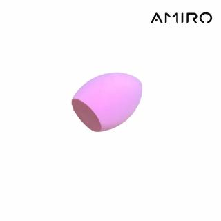 【AMIRO】美妝蛋-粉色(彩妝蛋 粉撲 海綿粉撲 隨身鏡 彩妝鏡 情人節 禮物 抗老)